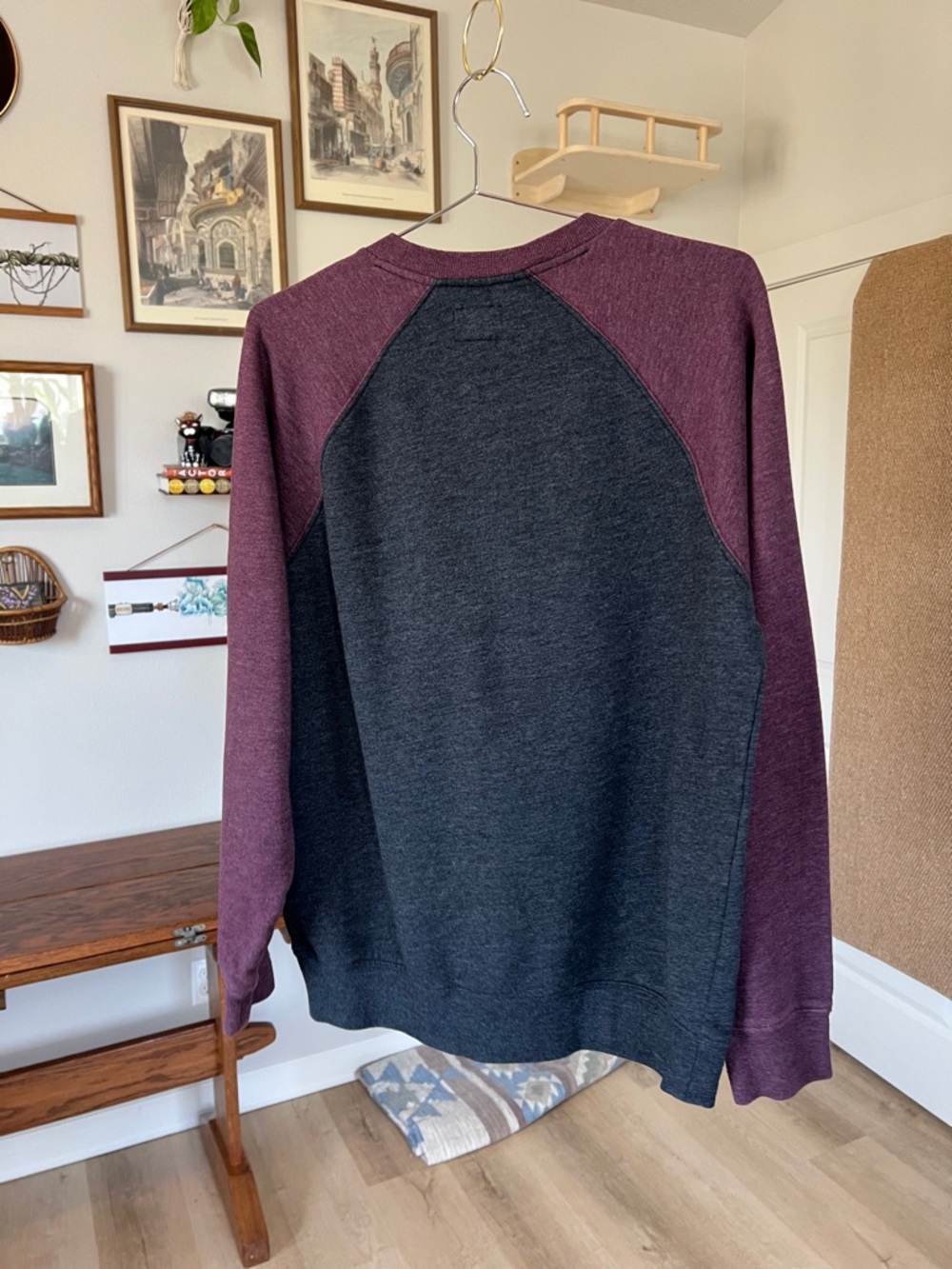 Men's Van's Off The Wall Crewneck Pullover Sweatshirt - Size M - Picture 6 of 7